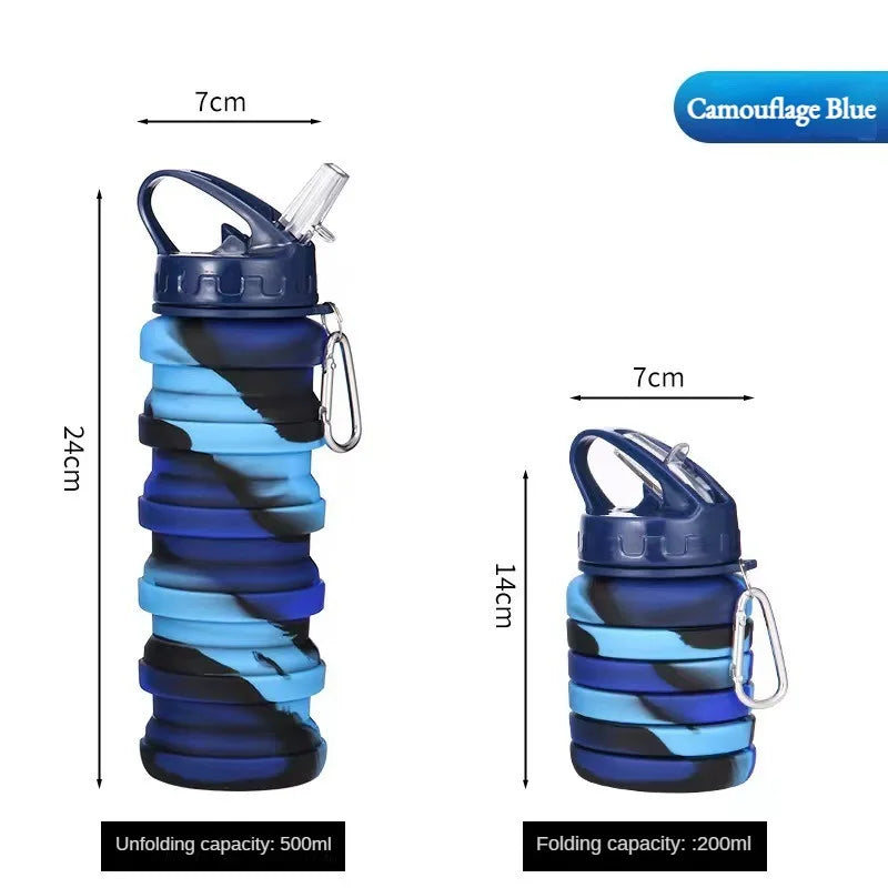 Botella Plegable de Silicona 500ml - Bottles Up!